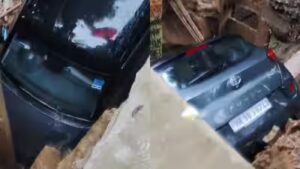 2 kids drown, road caves in, car falls into pit as heavy rain inundates Ghaziabad, Noida | Noida News