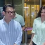 Aamir Khan returns to Mumbai with wife Gauri Spratt; stepson left puzzled by paparazzi rush – Video |