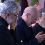 Watch: Top Iranian leaders, including Ghalibaf, break down as Ayatollah Khamenei’s week-long funeral begins