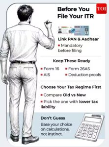 ITR filing deadline nears: How to file income tax return online on e-filing portal – quick 15-step guide