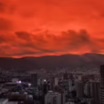 Blood-Red Sky Venezuela: Caracas sky turns blood-red after Venezuela earthquakes: Scientists explain the ‘candilazo’ phenomenon behind the eerie glow |