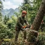 From 1990 to 2020, China gained 447,500 sq km of planted forest but lost 219,100 sq km of natural forest; by 2020, only 9.6% remained fully intact