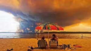 French Wildfire: French wildfire created a monster cloud, unleashing lightning that ignited more fires