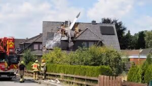 Two killed after small plane crashes into house in Germany