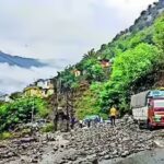 Heavy rain triggers landslide near Kwar power project site, blocks Doda-Kishtwar highway | India News