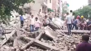 1 dead, several trapped after building collapses in Delhi’s Rohini amid rain; rescue underway | Delhi News
