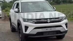 2026 Maruti Brezza base trim spied: Details, what to expect