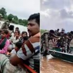 Army rescues 57 stranded as major flood relief operation begins in Gujarat’s Navsari | India News