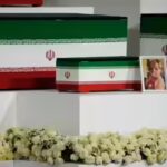 Tiny coffin beside Ali Khamenei’s: 14-month-old granddaughter honoured at Iran Supreme Leader’s funeral