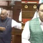 Watch: Stormy scenes in Rajya Sabha as Kharge, Nadda clash over police action against student protesters | India News