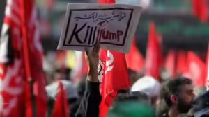 ‘Kill them both like dogs’: Khamenei funeral mourners offer land for Trump and Netanyahu’s heads
