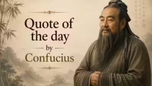 Quote of the day by Chinese philosopher Confucius: “Attack the evil that is within yourself, rather than attacking…” | World News