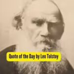 Leo Tolstoy Quote: Quote of the Day by Leo Tolstoy, “If you make it a habit not to blame others, you will feel the growth of the ability love in…”