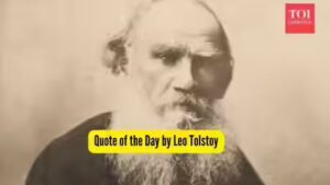 Leo Tolstoy Quote: Quote of the Day by Leo Tolstoy, “If you make it a habit not to blame others, you will feel the growth of the ability love in…”