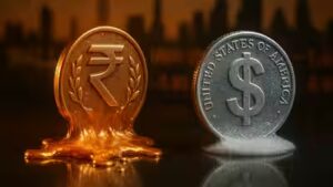 Rupee back in red! Impact of RBI’s forex boost fades; currency breaches 96 versus dollar on rising crude prices
