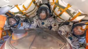 Us Russian Astronauts Return To Earth: US, Russian astronauts return safely to Earth after 8-month mission aboard ISS