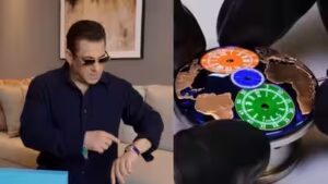 Salman Khan New Watch: A look into Salman Khan’s saphire watch worth Rs 41 lakhs with Indian flag colours, dual time zone and more | Hindi Movie News