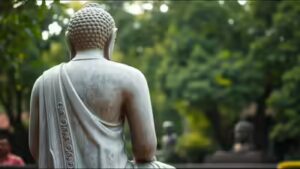 Religious proverb of the day from Thailand: “Paste gold leaf onto the back of a Buddha statue” inspires us to do good when no one is watching
