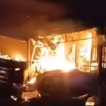 At least 8 dead, 24 injured after Haridwar-Indore bus catches fire after trailer collision on Delhi-Mumbai Expressway | Jaipur News