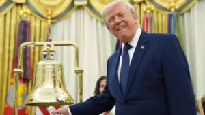 ‘For the first time from Oval’: Donald Trump rings NYSE and Nasdaq opening bell to launch Trump Accounts