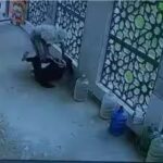 Faridabad school teacher stabbed to death by masked man; CCTV captures attack | Faridabad News