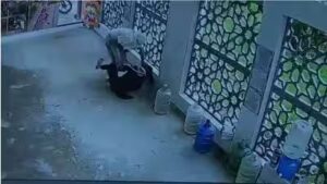 Faridabad school teacher stabbed to death by masked man; CCTV captures attack | Faridabad News