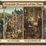 Scottish proverb of the day: “The father buys, the son builds, the grandchild sells and his son begs” – an enduring lesson on preserving success across generations | World News