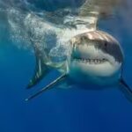 As UK oceans warm up, experts warn great white sharks are ‘already lurking off beaches’ and another toothy predator could follow