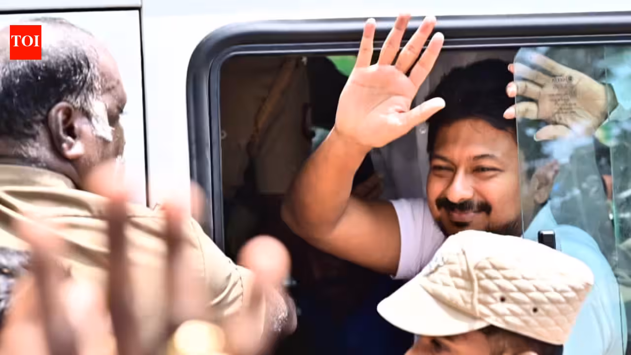 Udhayanidhi Stalin arrested from Chennai home over ‘vulgar’ remark against actor Trisha during rally | Chennai News