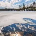 Researchers tracked 724 Northern Hemisphere lakes from 2000 to 2022; above critical winter temperatures, ice-loss sensitivity rose up to 22-fold and could shorten seasons by 40 days