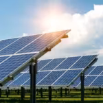 A Massachusetts farmer has put 832 tracking solar panels over his crops. The land now grows food, electricity and extra farm income all at once